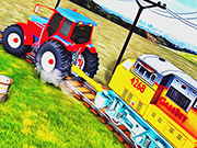 Play Chained Tractor Towing Train Simulator