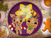 Play Christmas Gingerbread Color Me