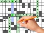 Play cross word puzzles