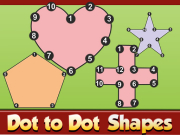 Play Dot to Dot Shapes Kids Education