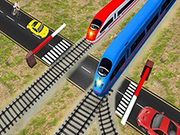 Euro Railroad Crossing : Railway Train Passing 3D