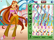 Play Winx Club Flora Dress Up