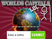 Play Hangman Capitals Cities