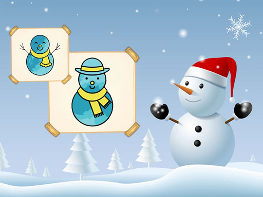 Play Happy Snowman Coloring