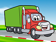 Play Happy Trucks Coloring