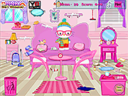Hello Kitty Winter Room Cleaning