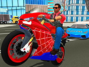 Play Hero Stunt Spider Bike Simulator 3d