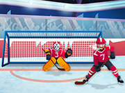 Play Ice Hockey Shootout