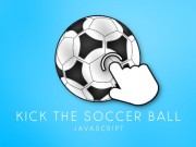 Play Kick the soccer ball