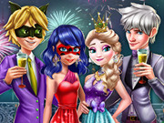 Play Ladybug And Elsa New Years Eve