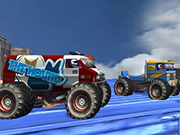 Monster Truck Stunts Sky Driving