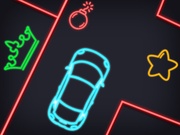 Play Neon car Puzzle