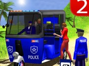Police Auto Rickshaw Taxi Game