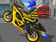 Play Police MotorBike Race Simulator 3D