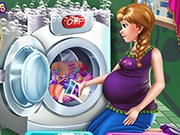 Pregnant Princess Laundry Day