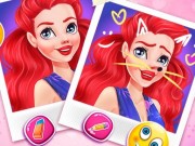 Play Princesses Face Warp