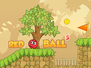 Play Red Bounce Ball 5