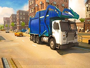 Play Road Garbage Dump Truck Driver