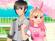 Play Romantic Anime Couples Dress Up