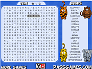 Play Safari Animals Word Search