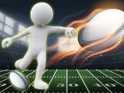 Stickman Rugby Run And Kick