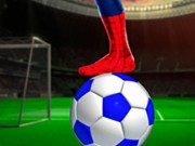 Play SuperHero Spiderman Football Soccer League Game