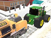 Play Tractor Towing Train