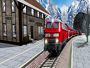 Play Uphill Station Bullet Passenger Train Drive Game