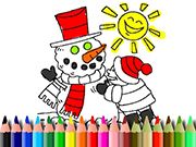 Play Winter Time Coloring