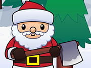 Wood Cutter Santa Idle